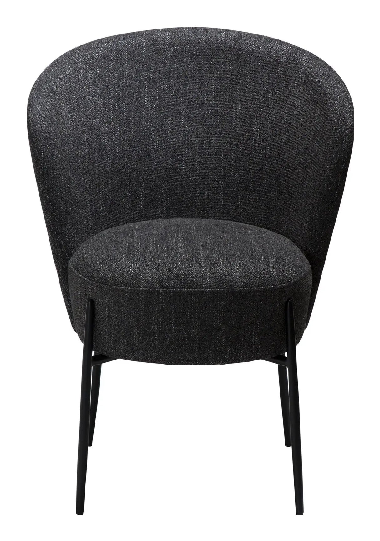 ORBIT Spisebordsstol, Sort Stof - Unoliving.com