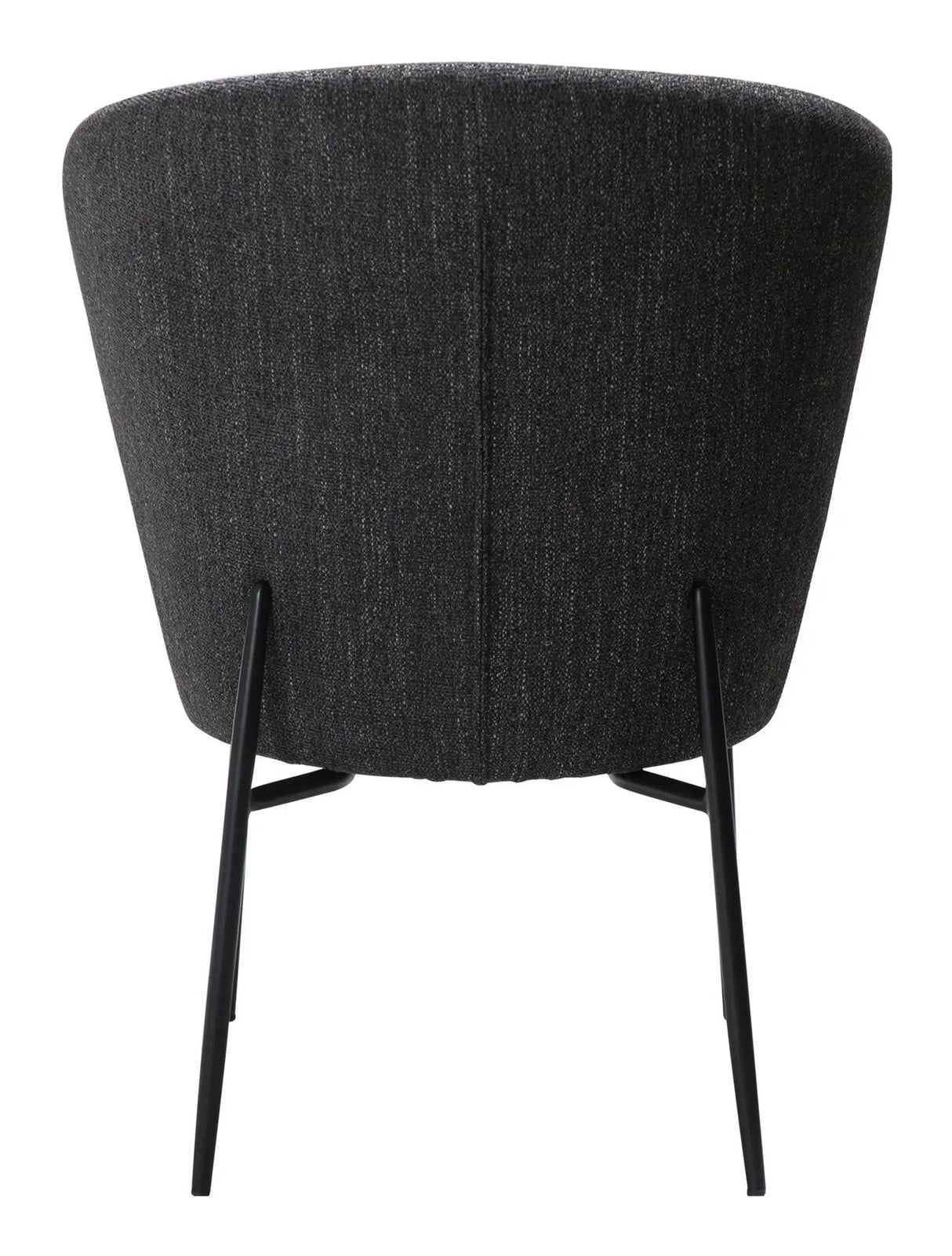 ORBIT Spisebordsstol, Sort Stof - Unoliving.com