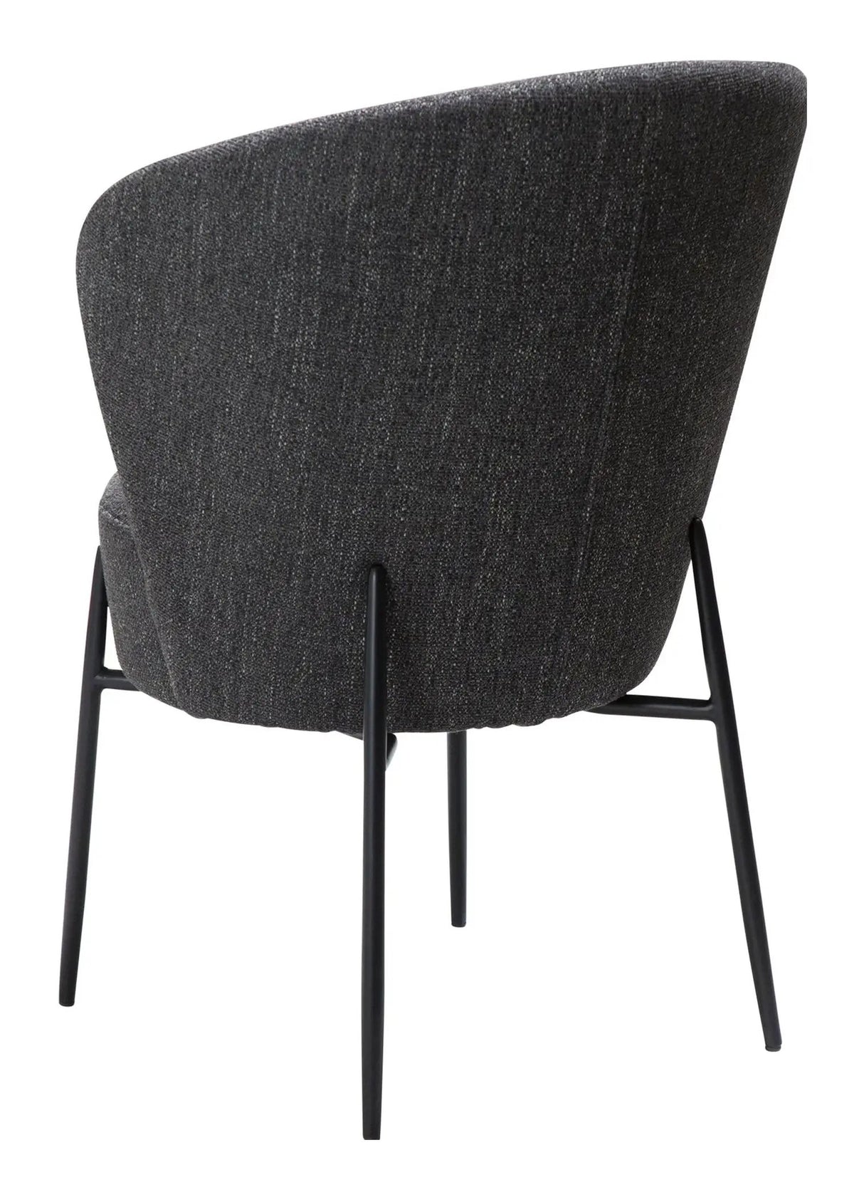ORBIT Spisebordsstol, Sort Stof - Unoliving.com