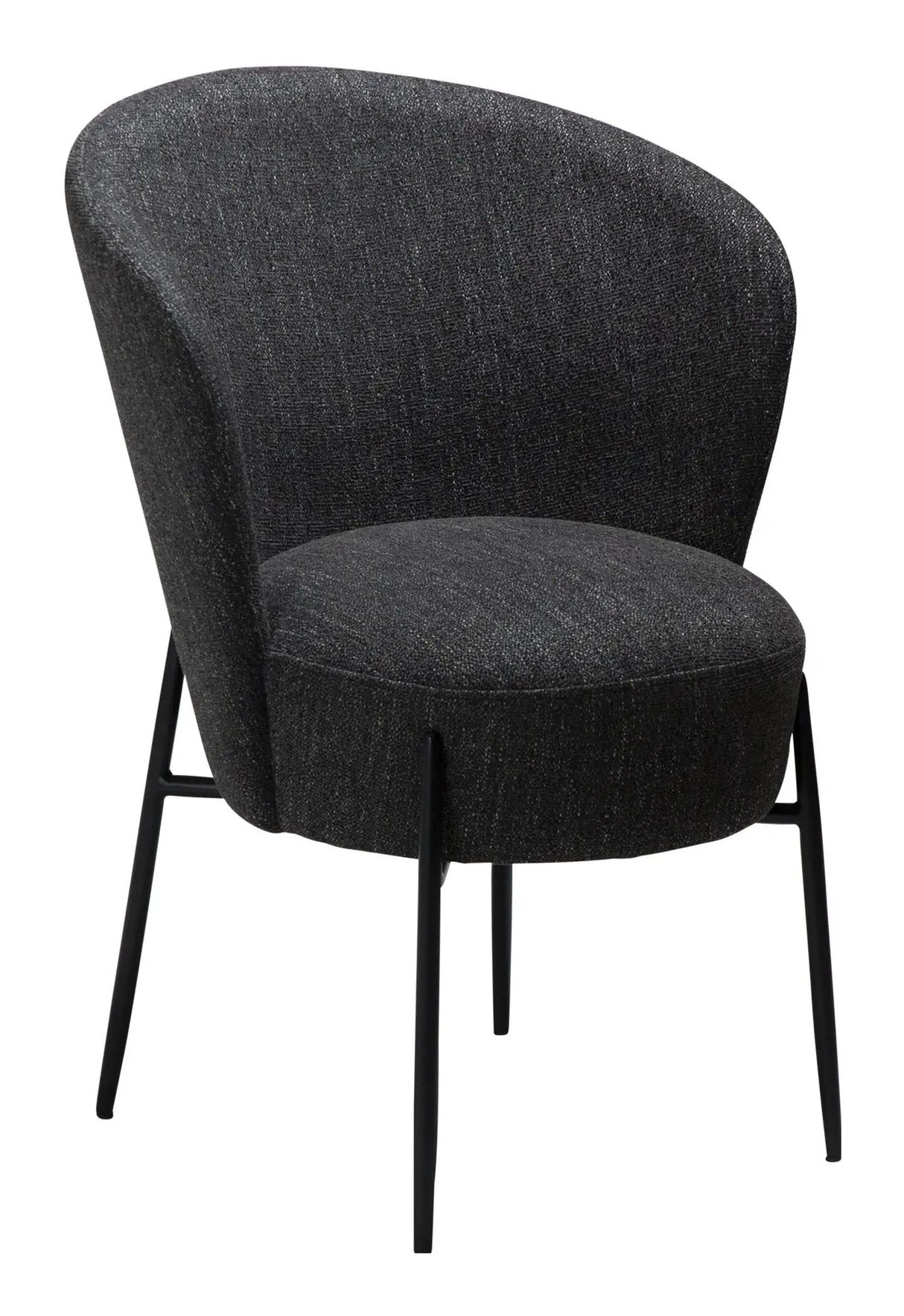 ORBIT Spisebordsstol, Sort Stof - Unoliving.com