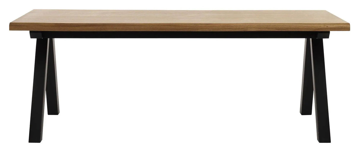 Oliveto Spisebord - Vild Eg/Sorte Ben, 100x210