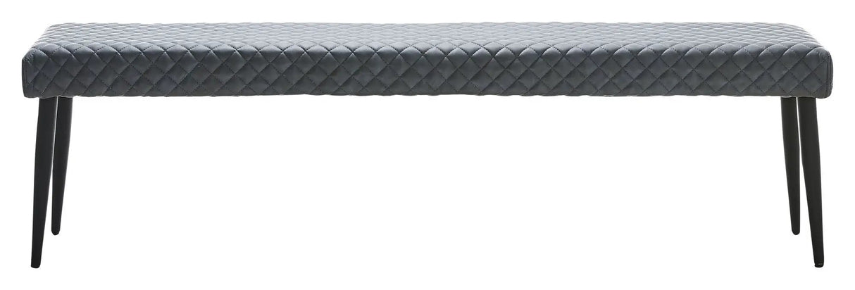 Ottowa Bænk, Grå PU - Unoliving.com