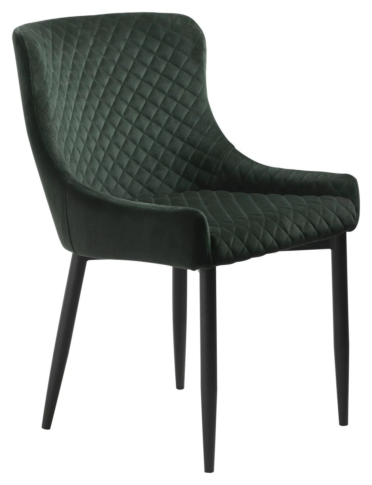 Ottowa Spisebordsstol - Grøn Velour