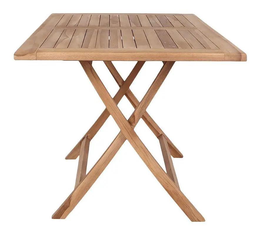 Oviedo Havebord i teaktræ 120x80 - Unoliving.com