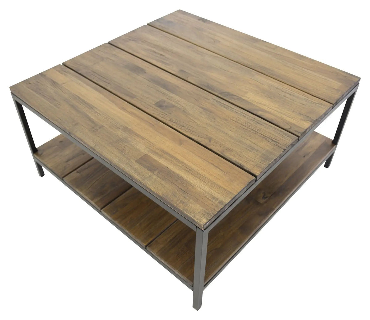 Padang Sofabord - Limmet Teak Top, 80x80