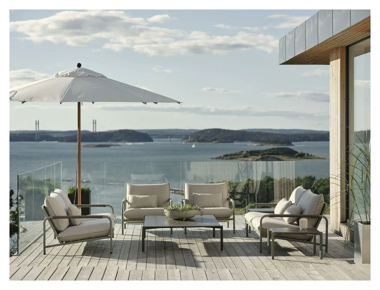 Paliano Parasol Offwhite, Ø3 m alu - Unoliving.com