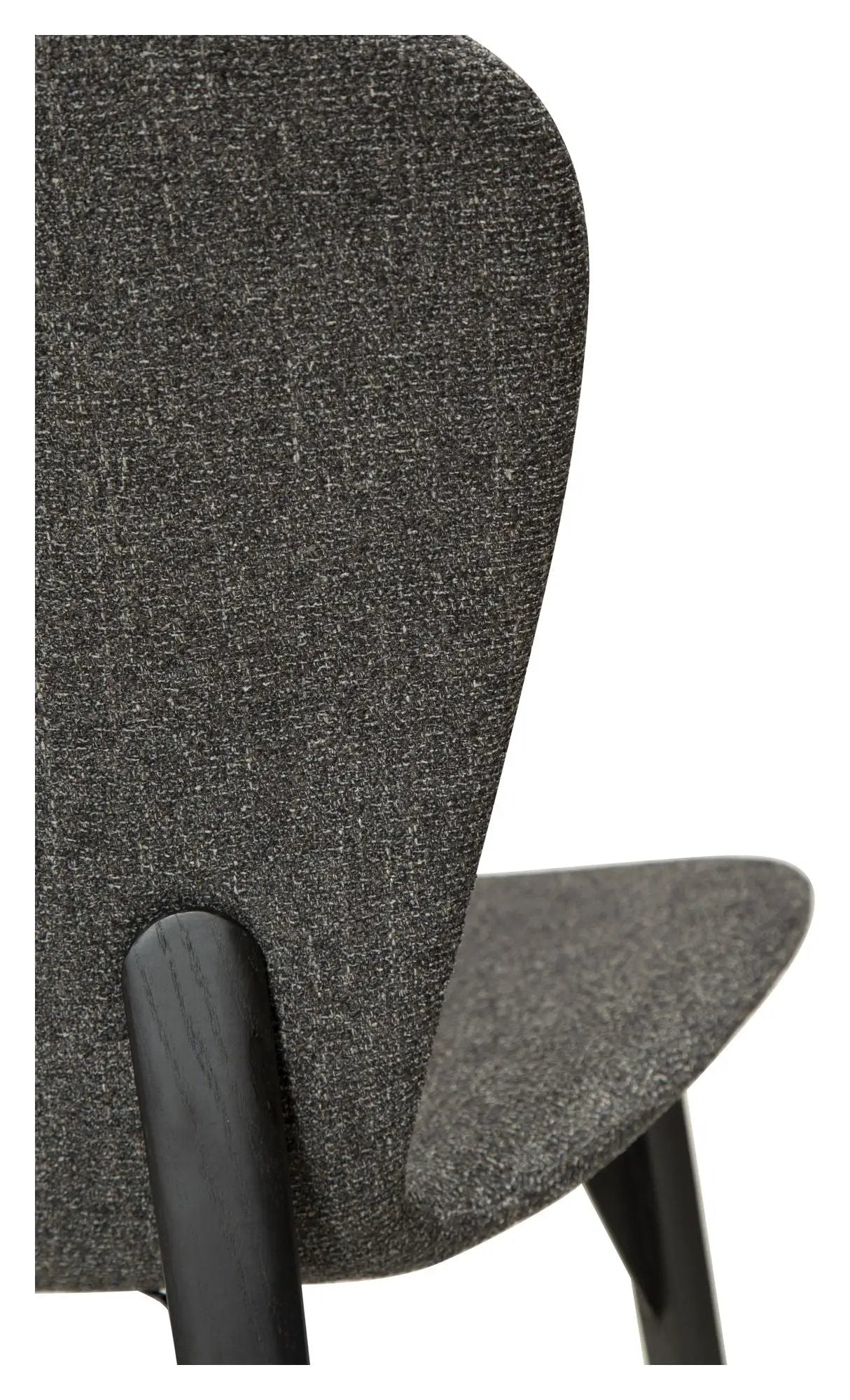 Paragon Spisebordsstol, pebble grå bouclé stof/sort ask - Unoliving.com