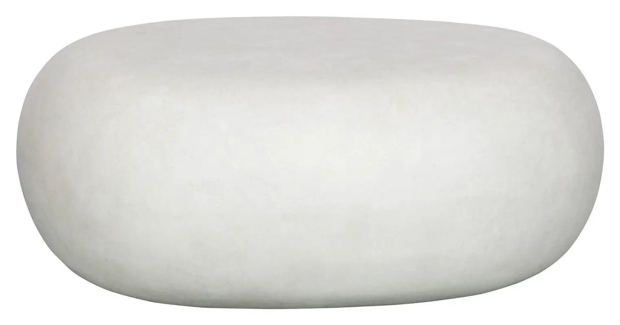 Pebble Sofabord i hvid på 65x49 cm