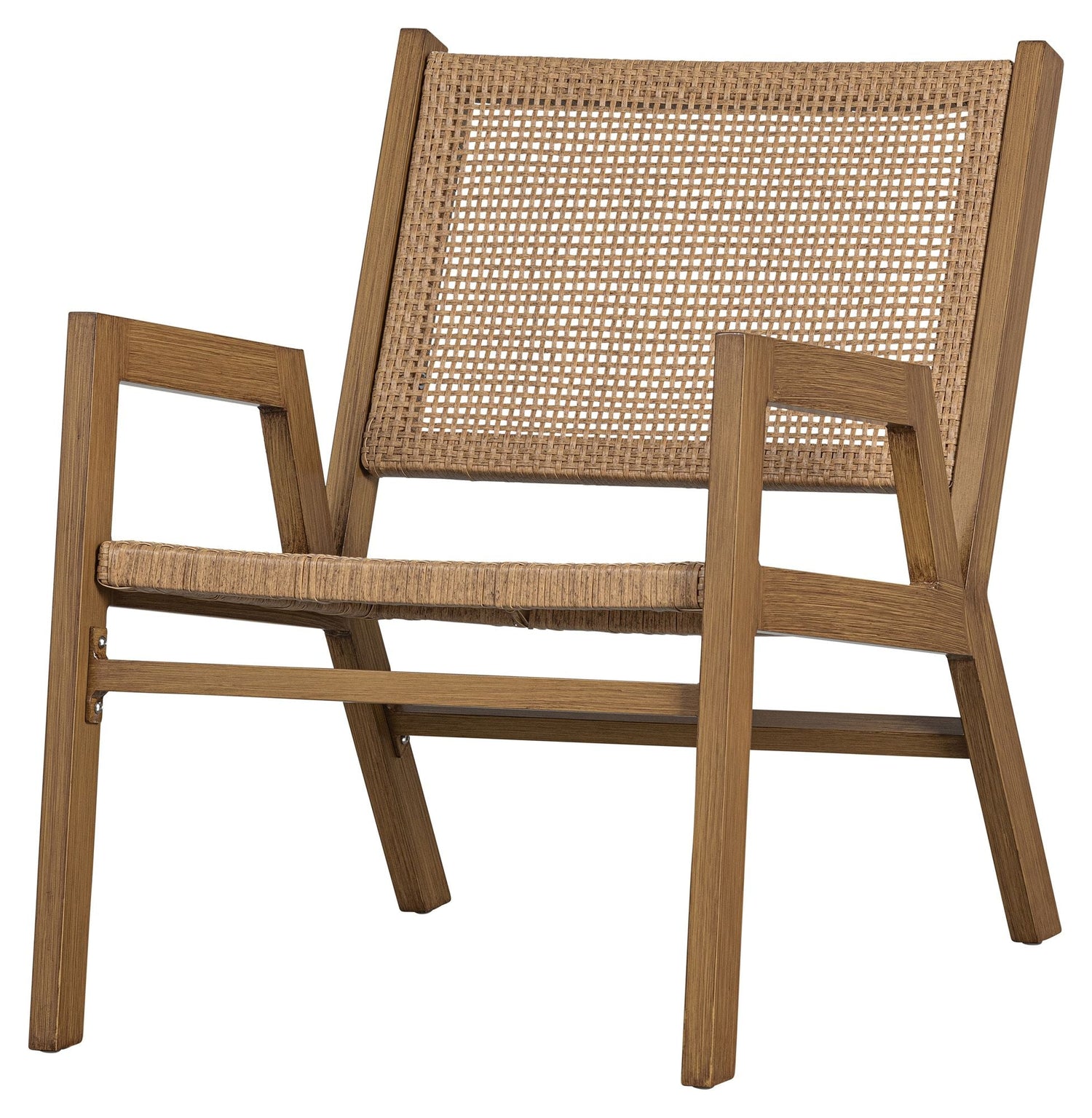 Pem Loungestol i lysebrun Aluminium - Unoliving.com