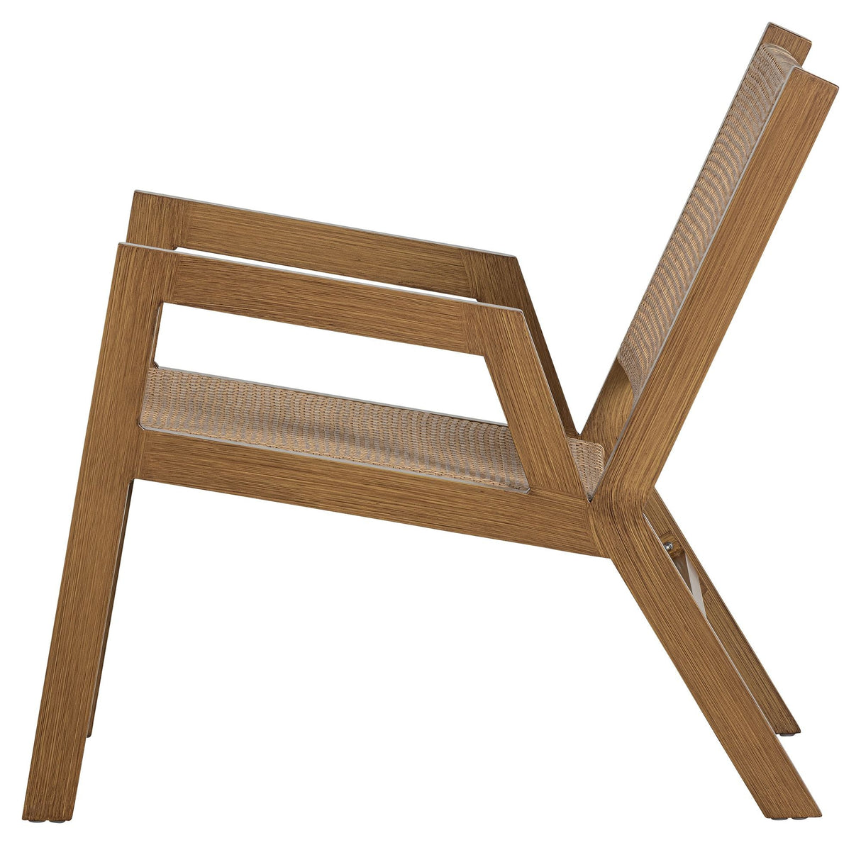 Pem Loungestol i lysebrun Aluminium - Unoliving.com