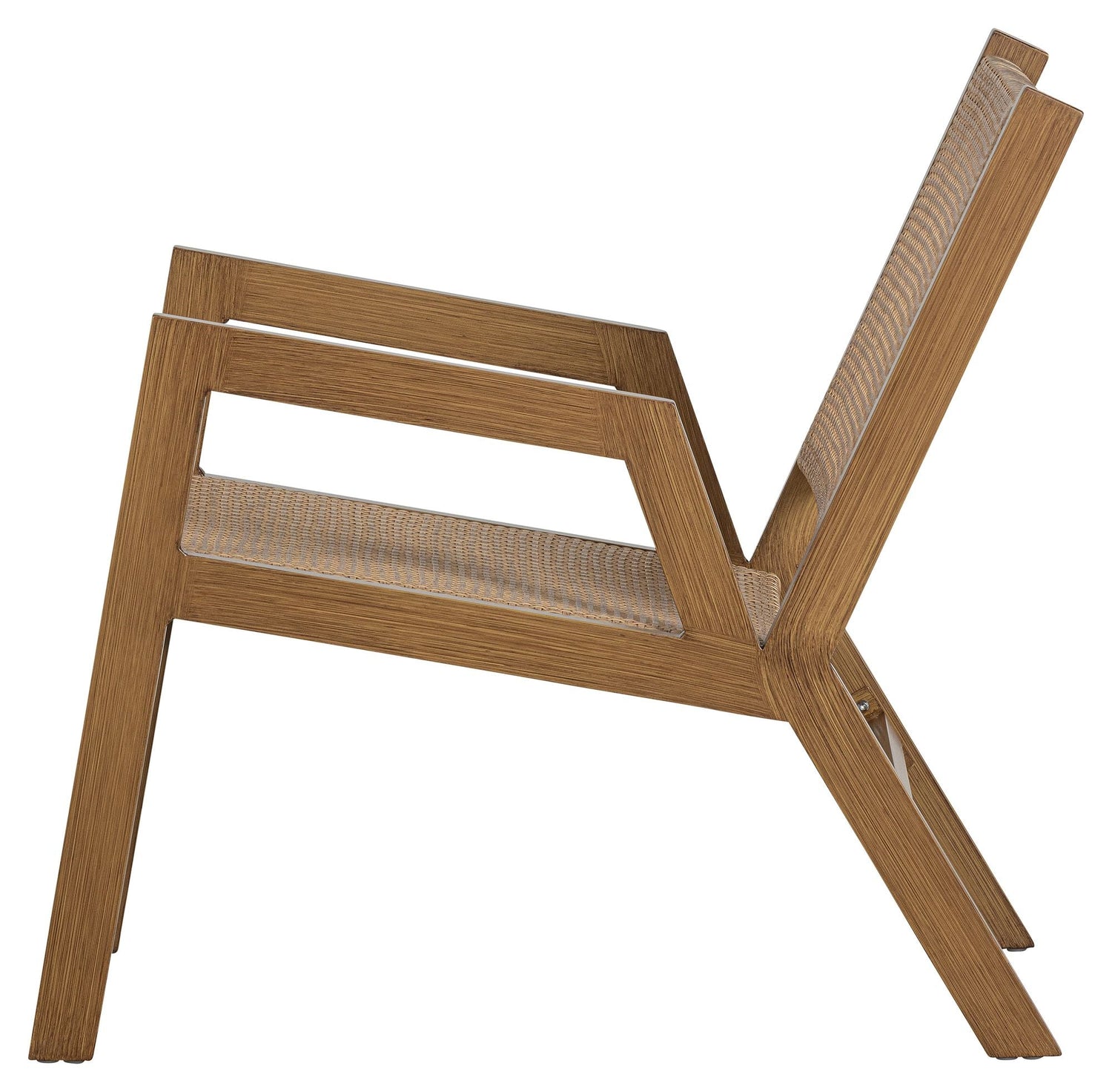 Pem Loungestol i lysebrun Aluminium - Unoliving.com