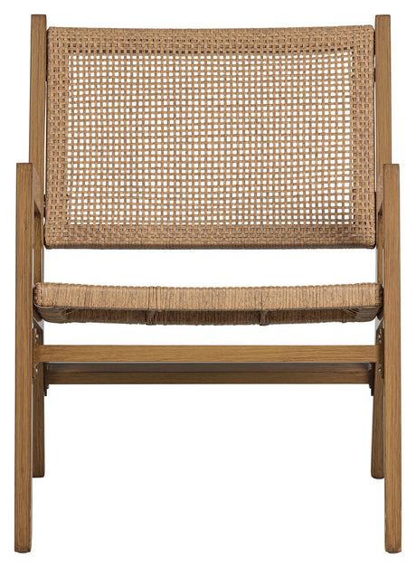 Pem Loungestol i lysebrun Aluminium - Unoliving.com