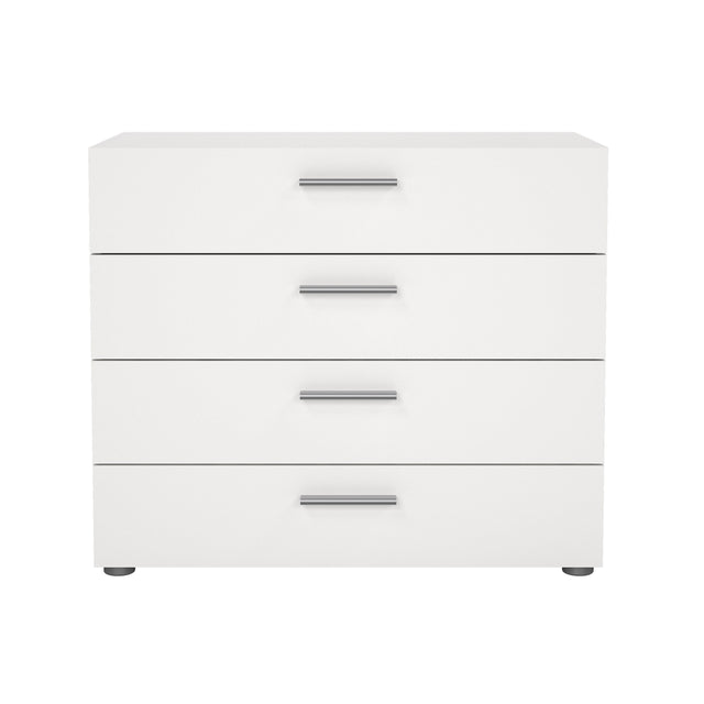 Pepe, Kommode m. 4 skuffer 68.10cm- Hvid - Unoliving.com