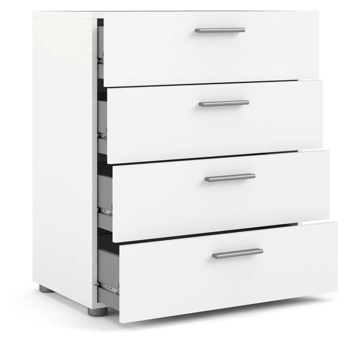 Pepe, Kommode m. 4 skuffer 82cm - Hvid - Unoliving.com