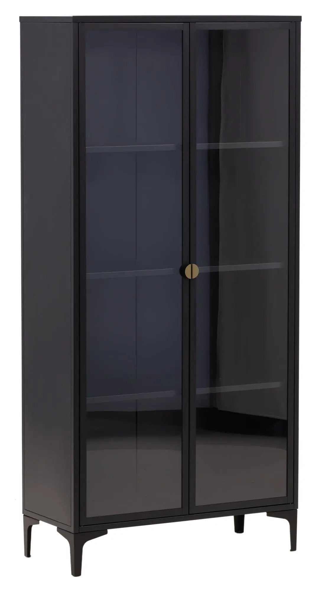 Piring Vitrineskab - Sort - Unoliving.com