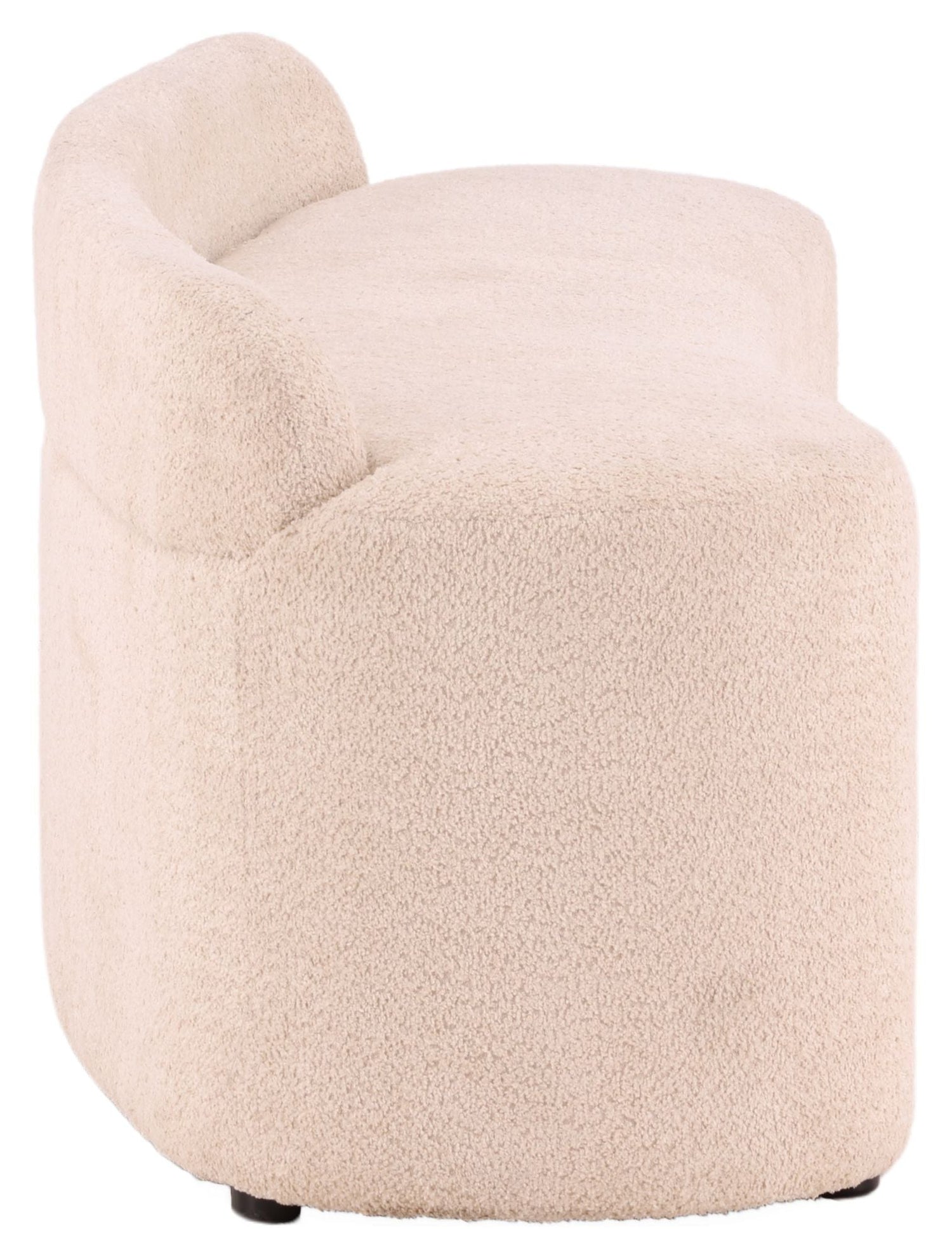 Pocatello 2-pers sofa - Hvid Bouclé - Unoliving.com