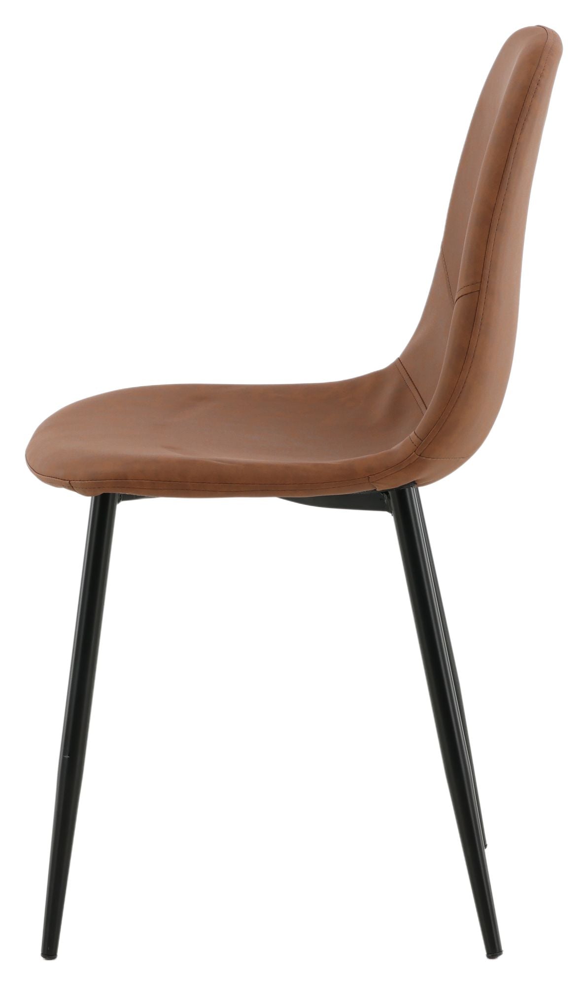 Polar Spisebordsstol, Brun Kunstlæder - Unoliving.com