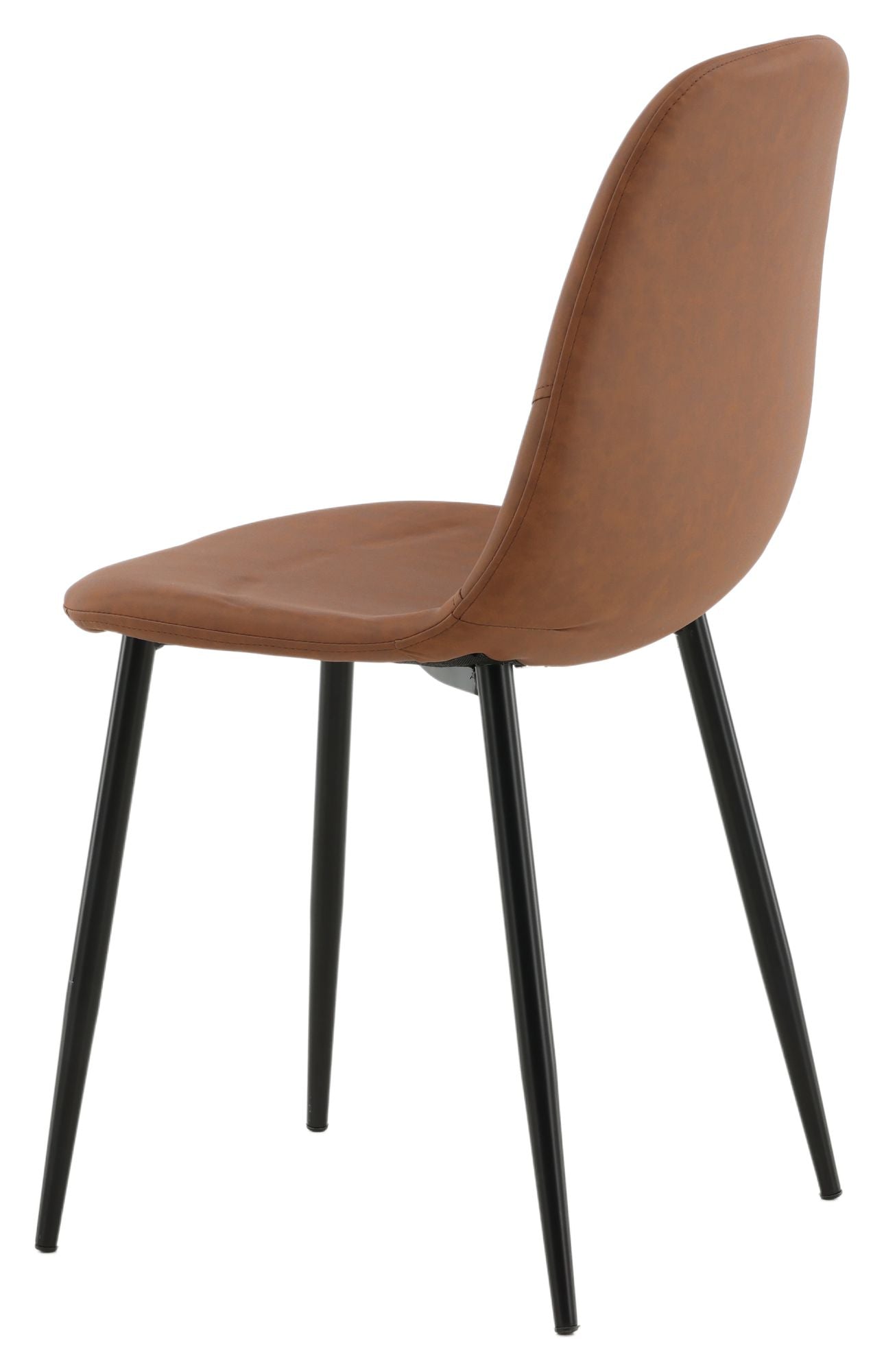Polar Spisebordsstol, Brun Kunstlæder - Unoliving.com