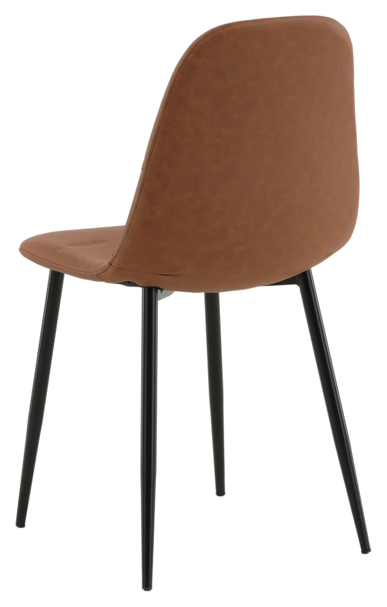 Polar Spisebordsstol, Brun Kunstlæder - Unoliving.com
