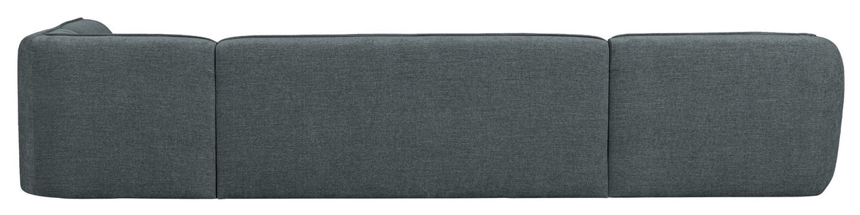 Polly U-sofa, Højrevendt, Blå/Grøn - Unoliving.com