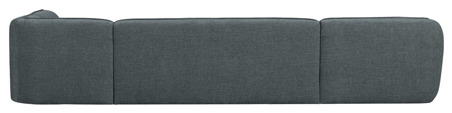 Polly U-sofa, Højrevendt, Blå/Grøn - Unoliving.com