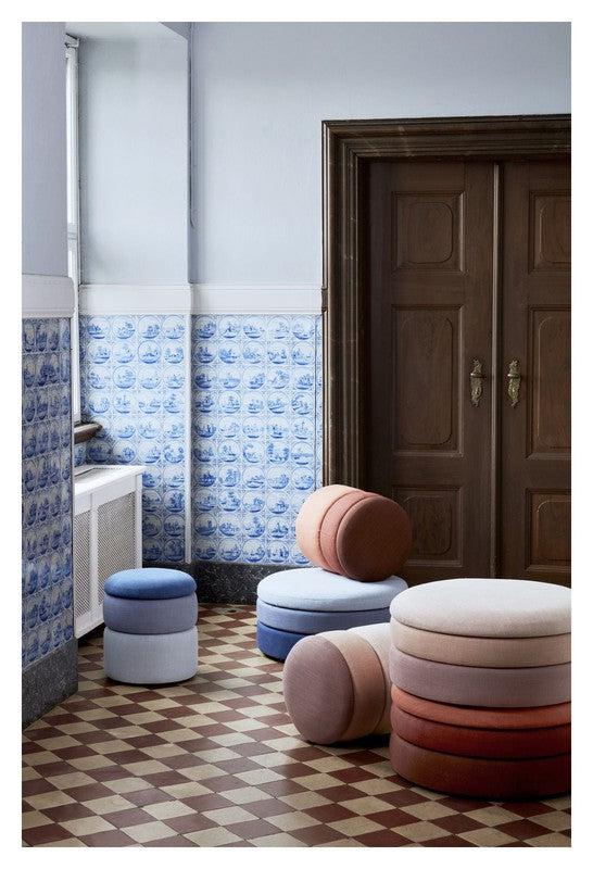 Pond Puf Blå, Ø68 - Unoliving.com