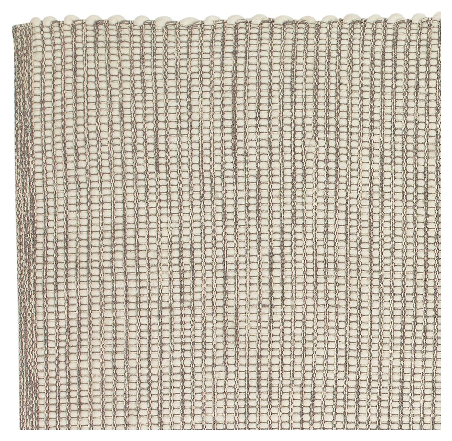 Poppy, Tæppe Large, grå/hvid - Unoliving.com