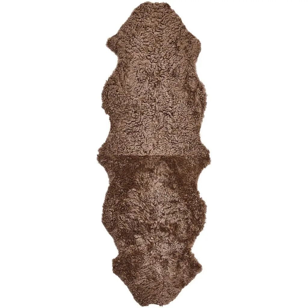 Premium kort krøllet Lammeskind fra NZ 180 - Taupe