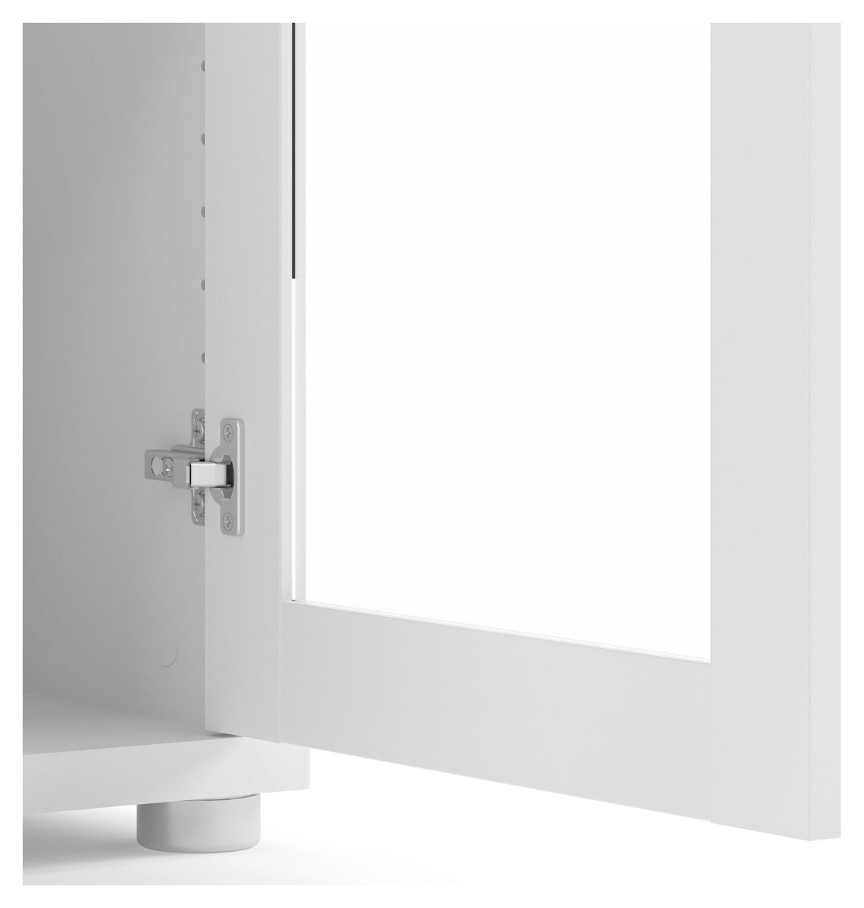 Prima Ekstralåger - 2 stk. Hvid m/glas