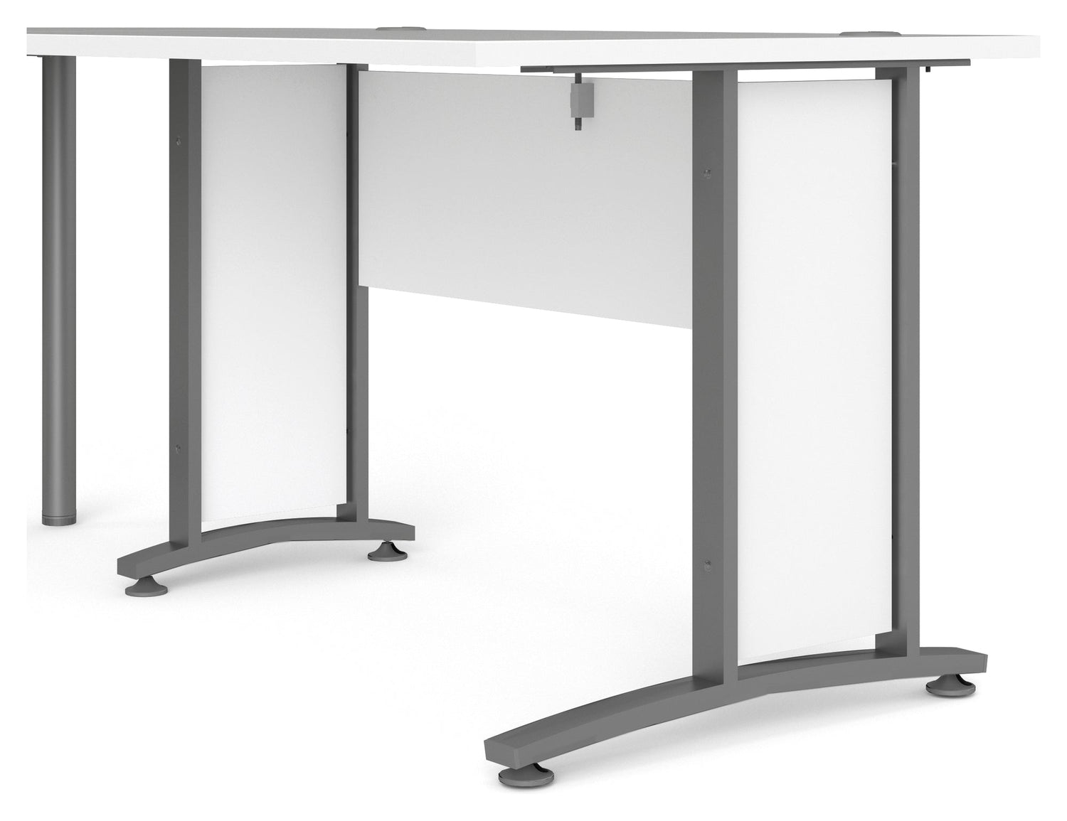 Prima Hjørneskrivebord - Hvid - Unoliving.com