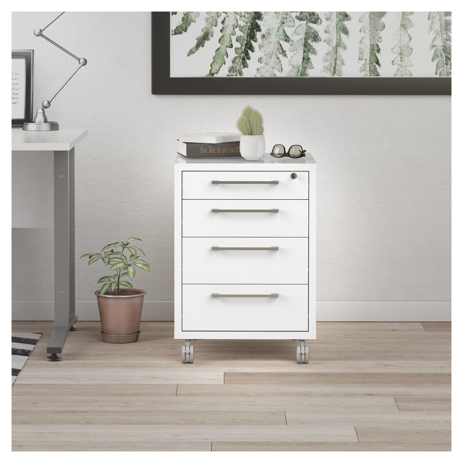 Prima Skuffemodul - Hvid m/4 skuffer - Unoliving.com