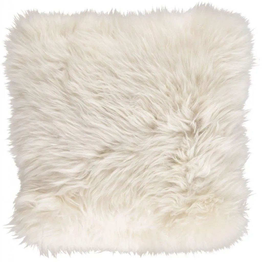 Pude, Langhåret NZ Lammeskind, 50x50, Linen