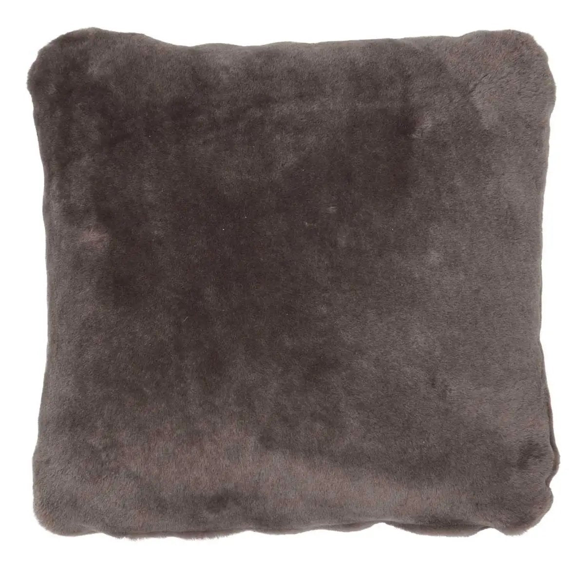 Pude af Premium NZ lammeskind - Mørk Grå, 40x40