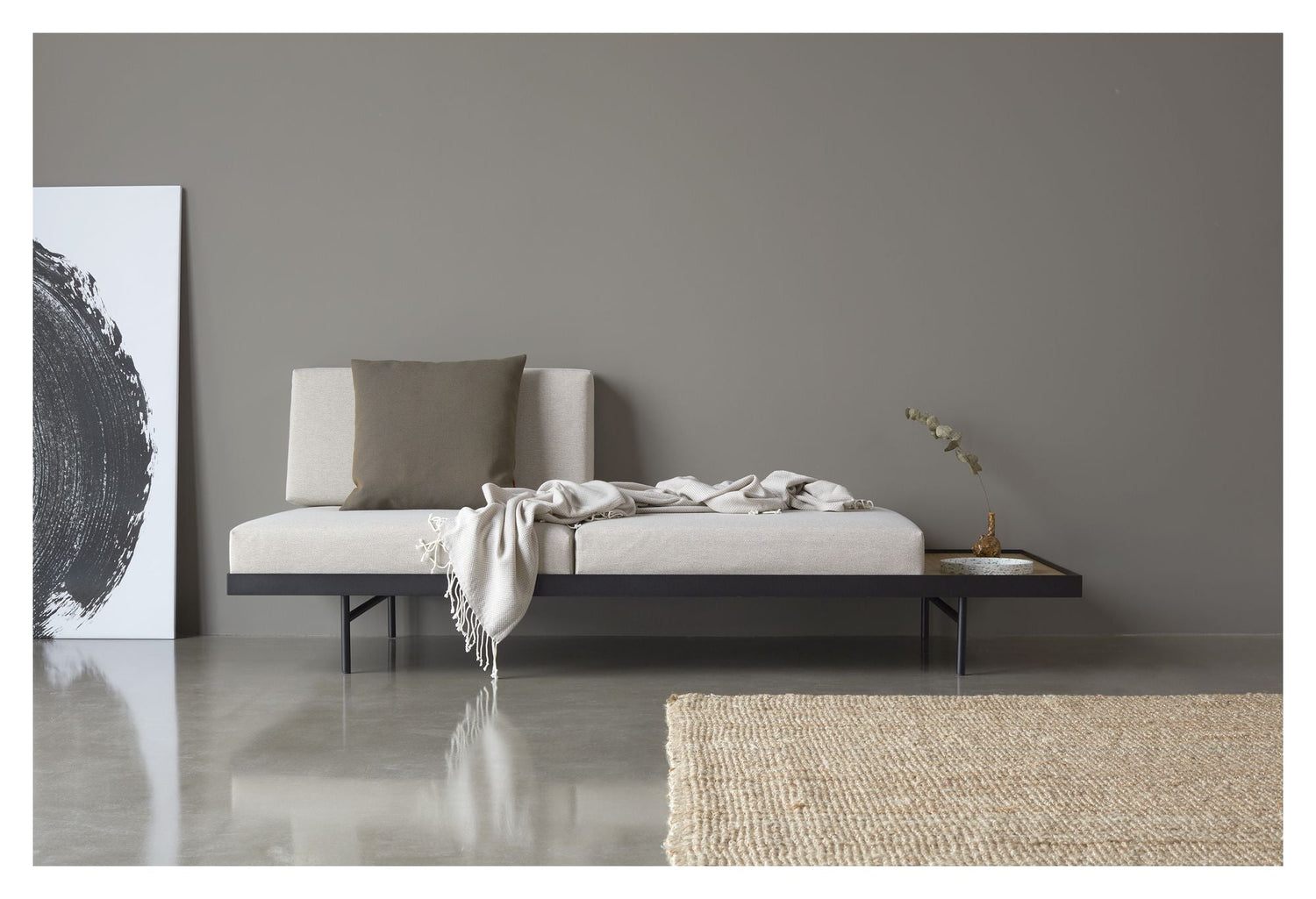 Puri Daybed m. ege bord, Natural - Unoliving.com