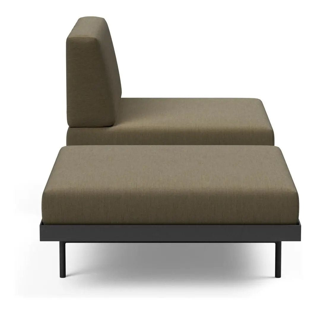 Puri Daybed m. ege bord, Oliven - Unoliving.com