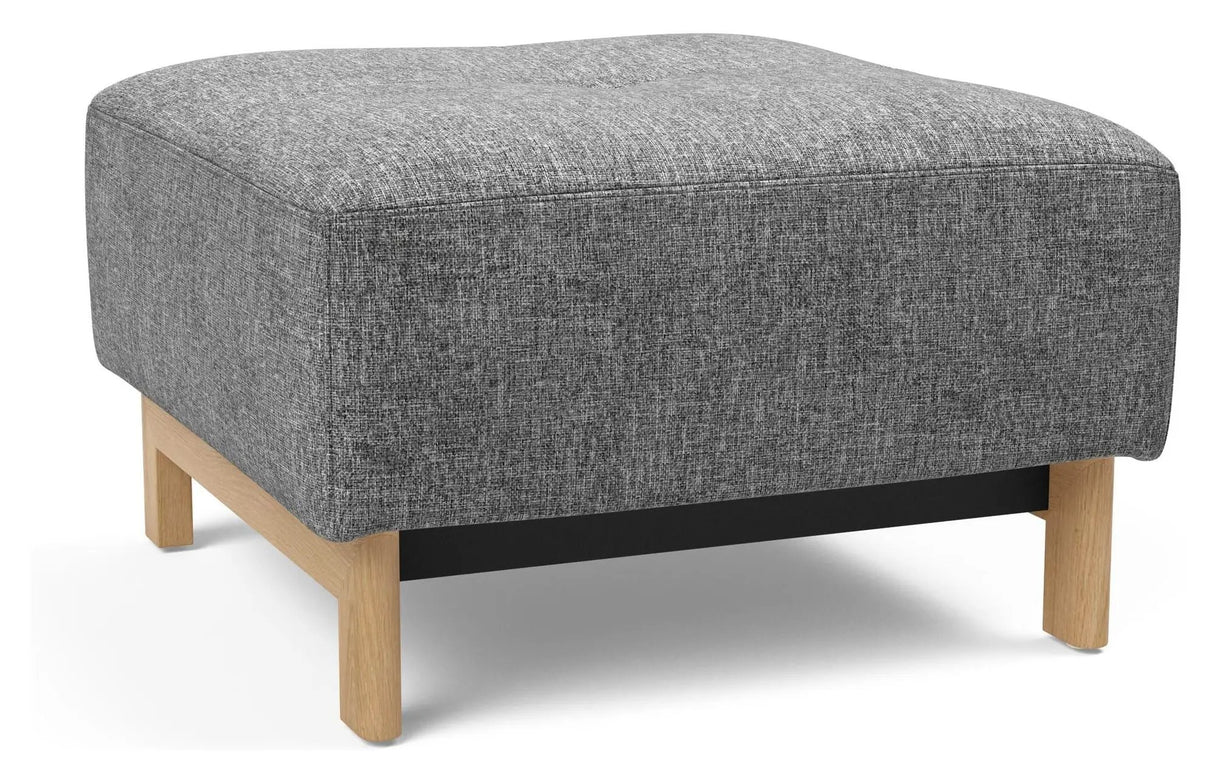 Pyxis Ottoman Natur, Twist/Charcoal - Unoliving.com