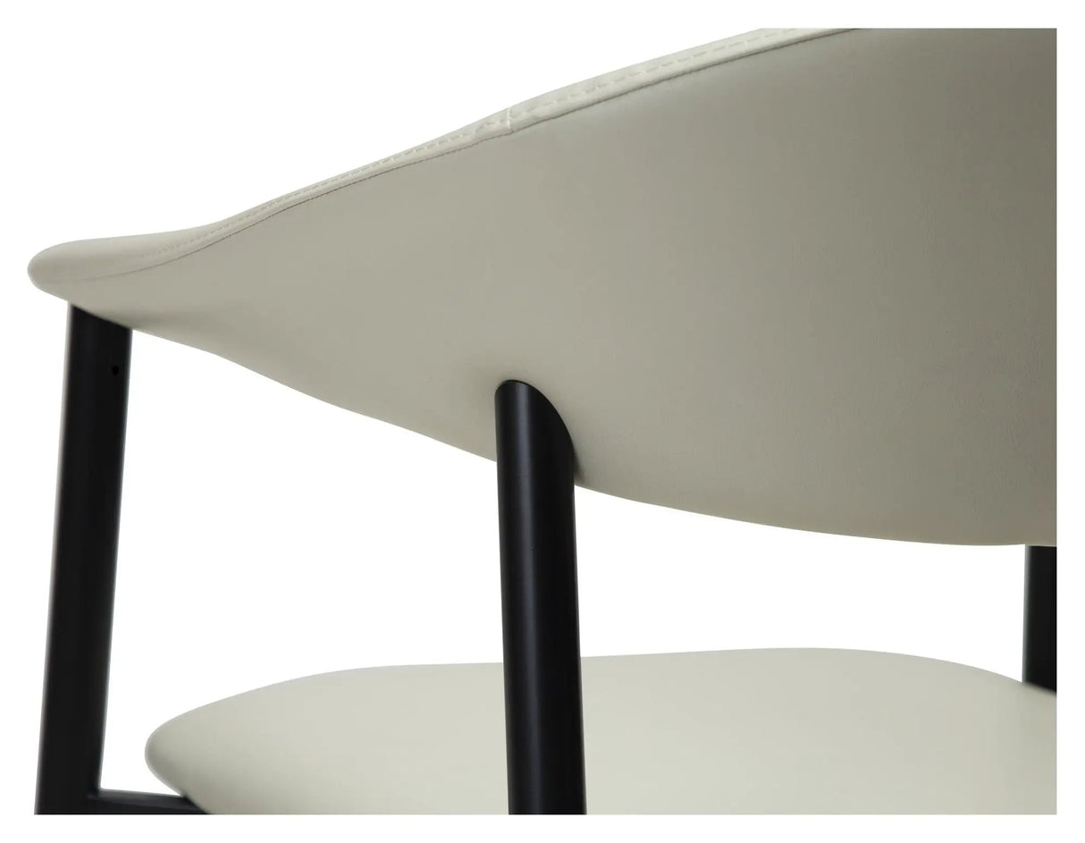 ROVER Spisebordsstol - Hvid/Beige