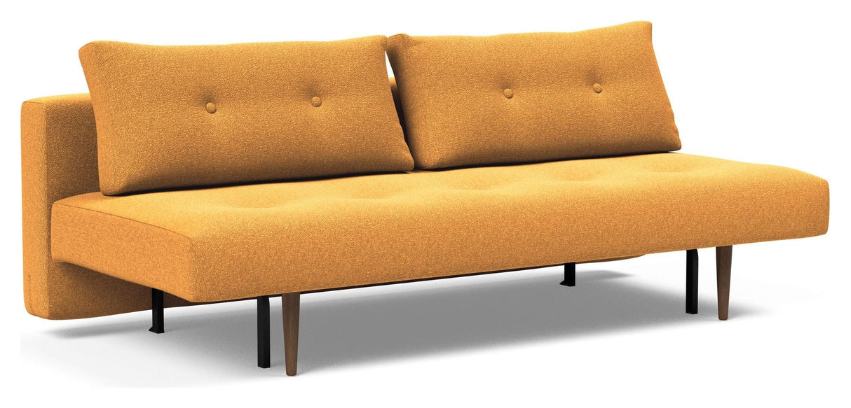 Recast Plus Sovesofa Dark Styletto, Bouclé/Ochre - Unoliving.com