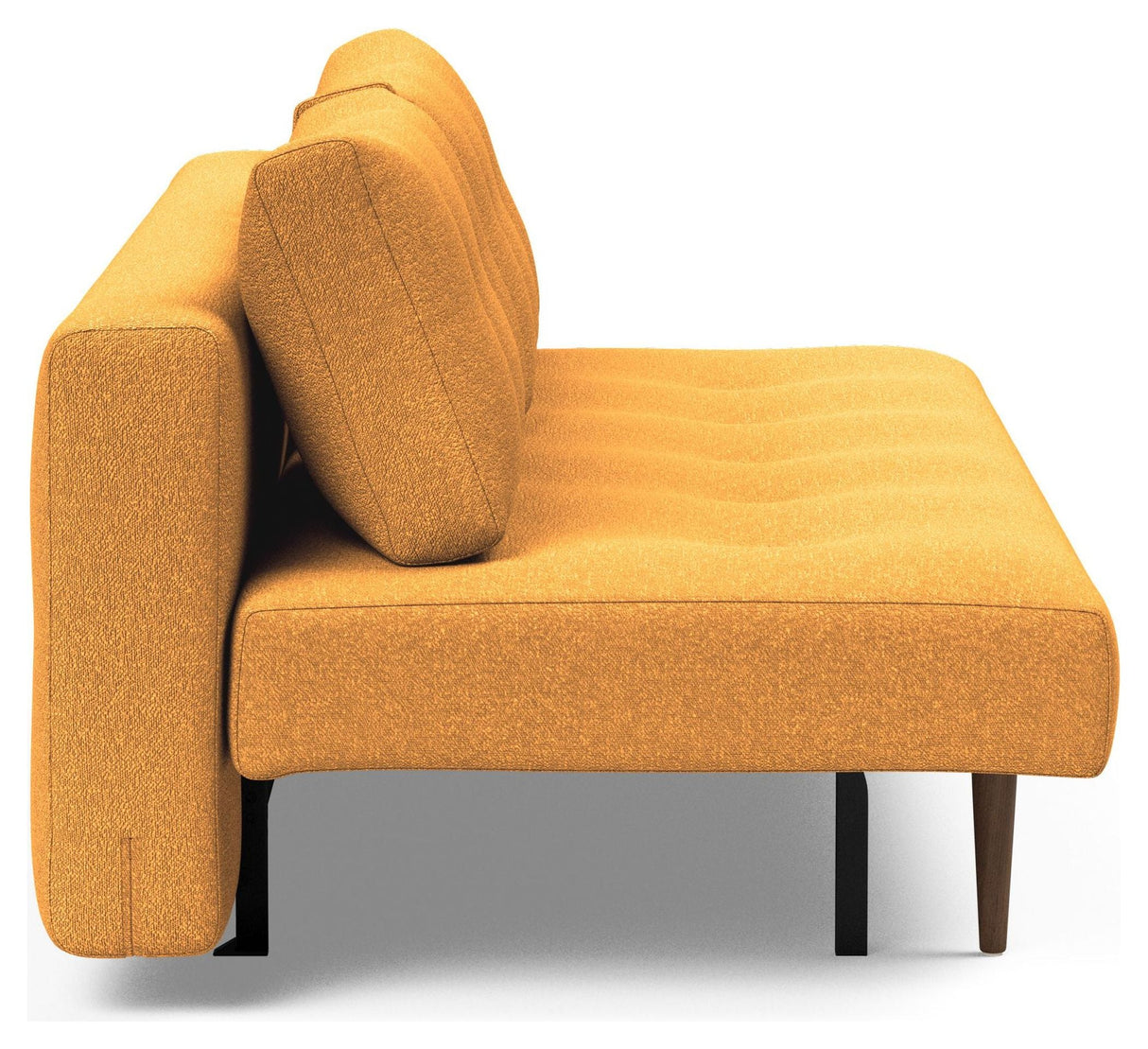 Recast Plus Sovesofa Dark Styletto, Bouclé/Ochre - Unoliving.com