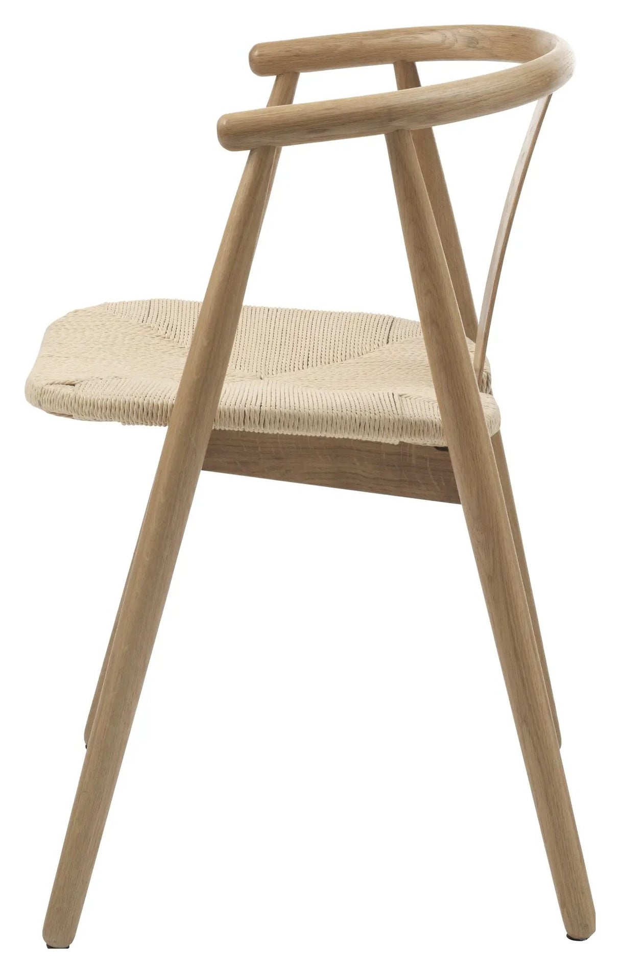 Relate, spisebordsstol m/armlæn - natur - Unoliving.com