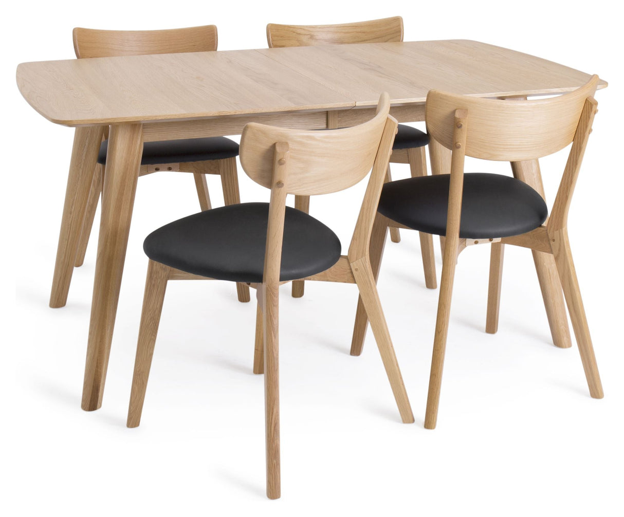 Rho Spisebord - Egefinér, 90x150/195