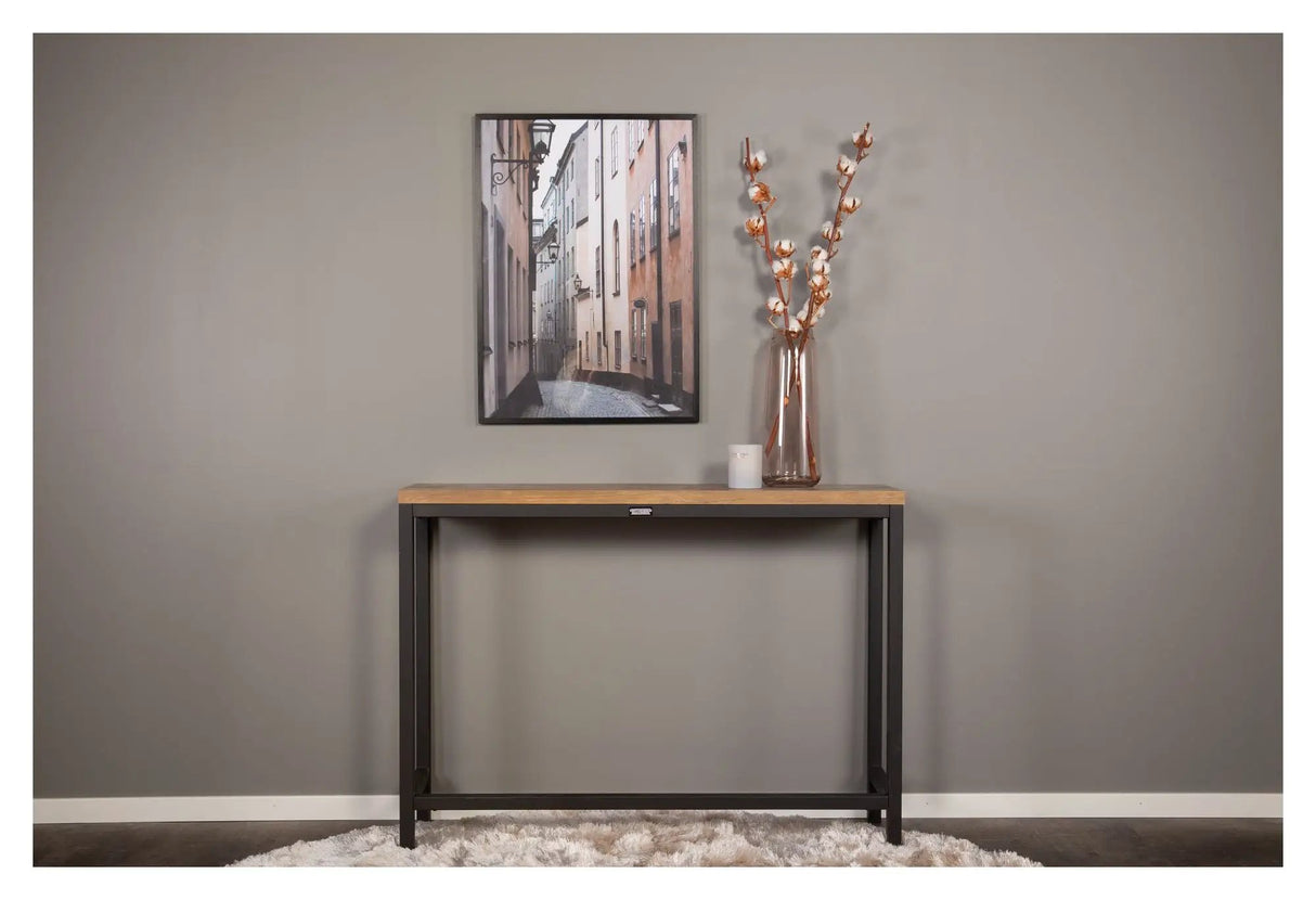 Rise Sidebord - Brun/Sort, 110x30
