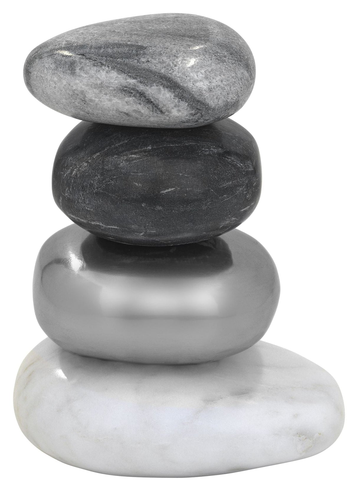 Rock Pile Skulptur, Grå toner - Unoliving.com