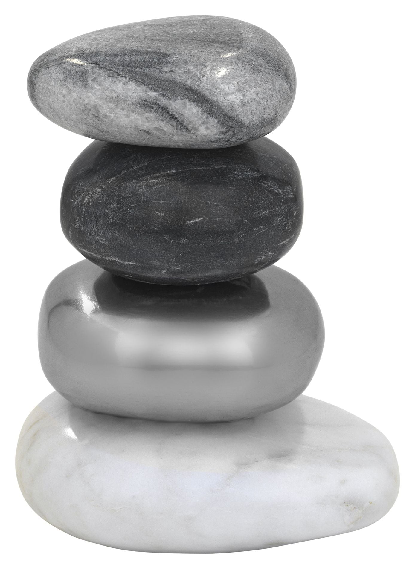 Rock Pile Skulptur, Grå toner - Unoliving.com