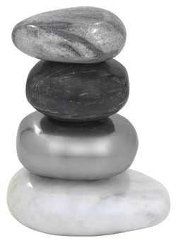 Rock Pile Skulptur, Grå toner - Unoliving.com