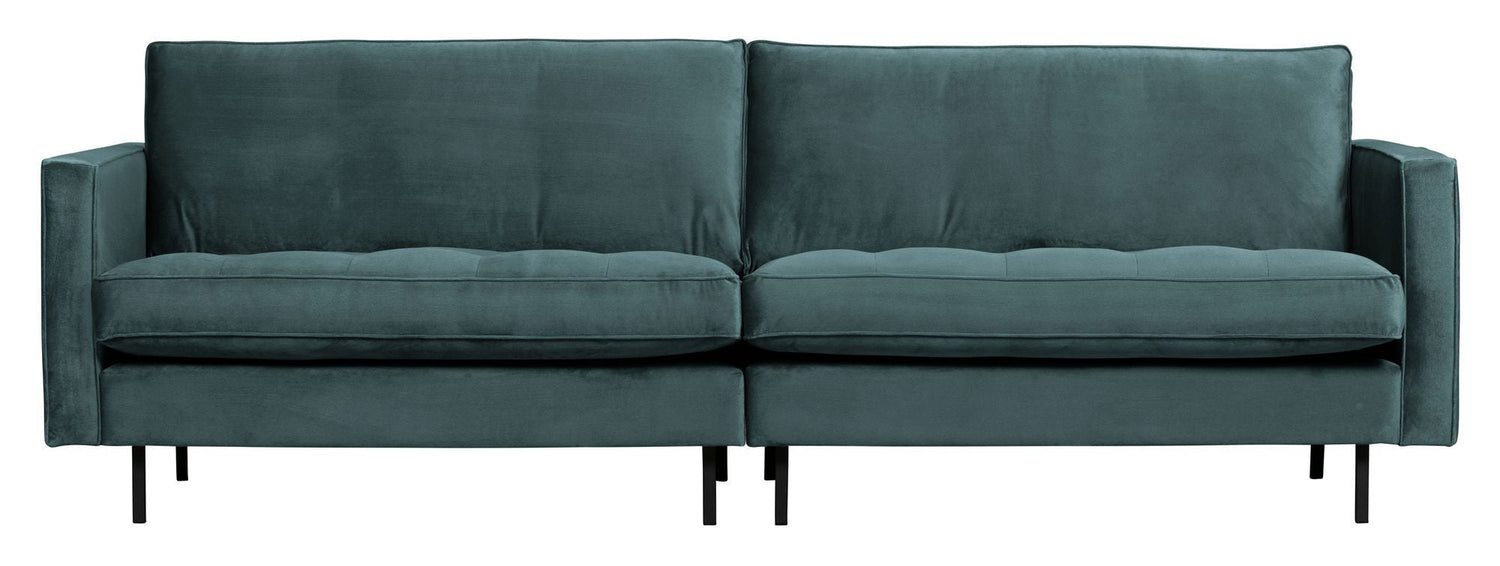 Rodeo Classic 3-pers. Sofa, Teal Velour - Unoliving.com