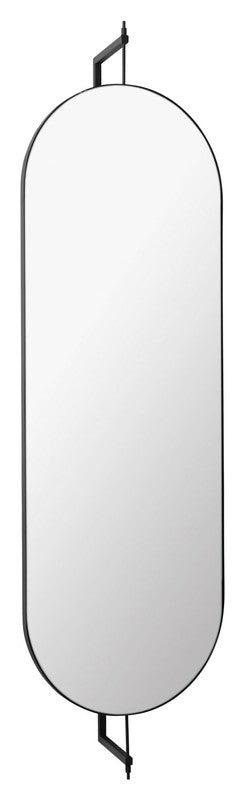 Rotating Spejl, Oval, Sort - Unoliving.com