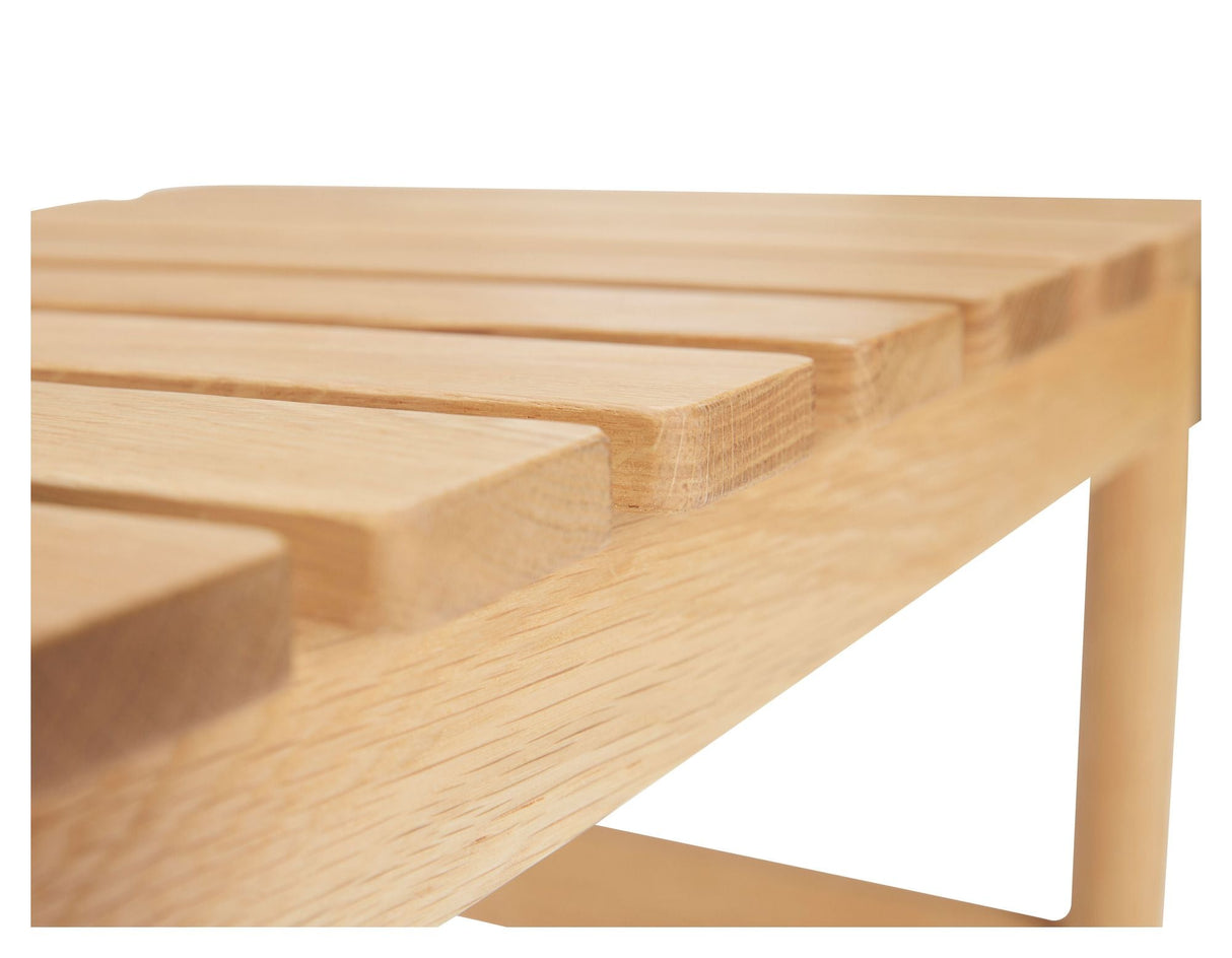 Row Bænk Small, Egetræ, 70x40 - Unoliving.com