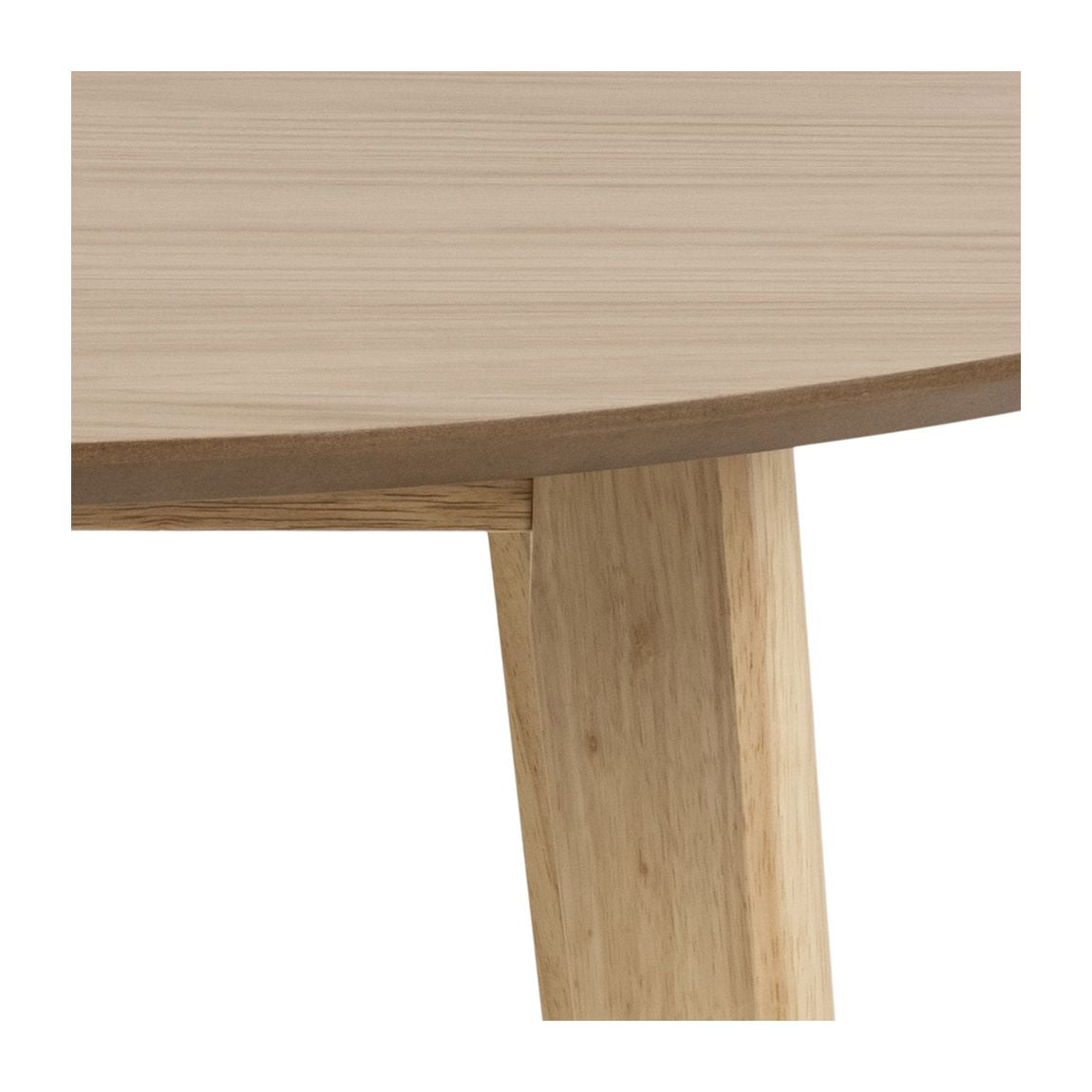 Roxby Spisebord, MDF m. lakeret finér, Ø105x76 - Unoliving.com