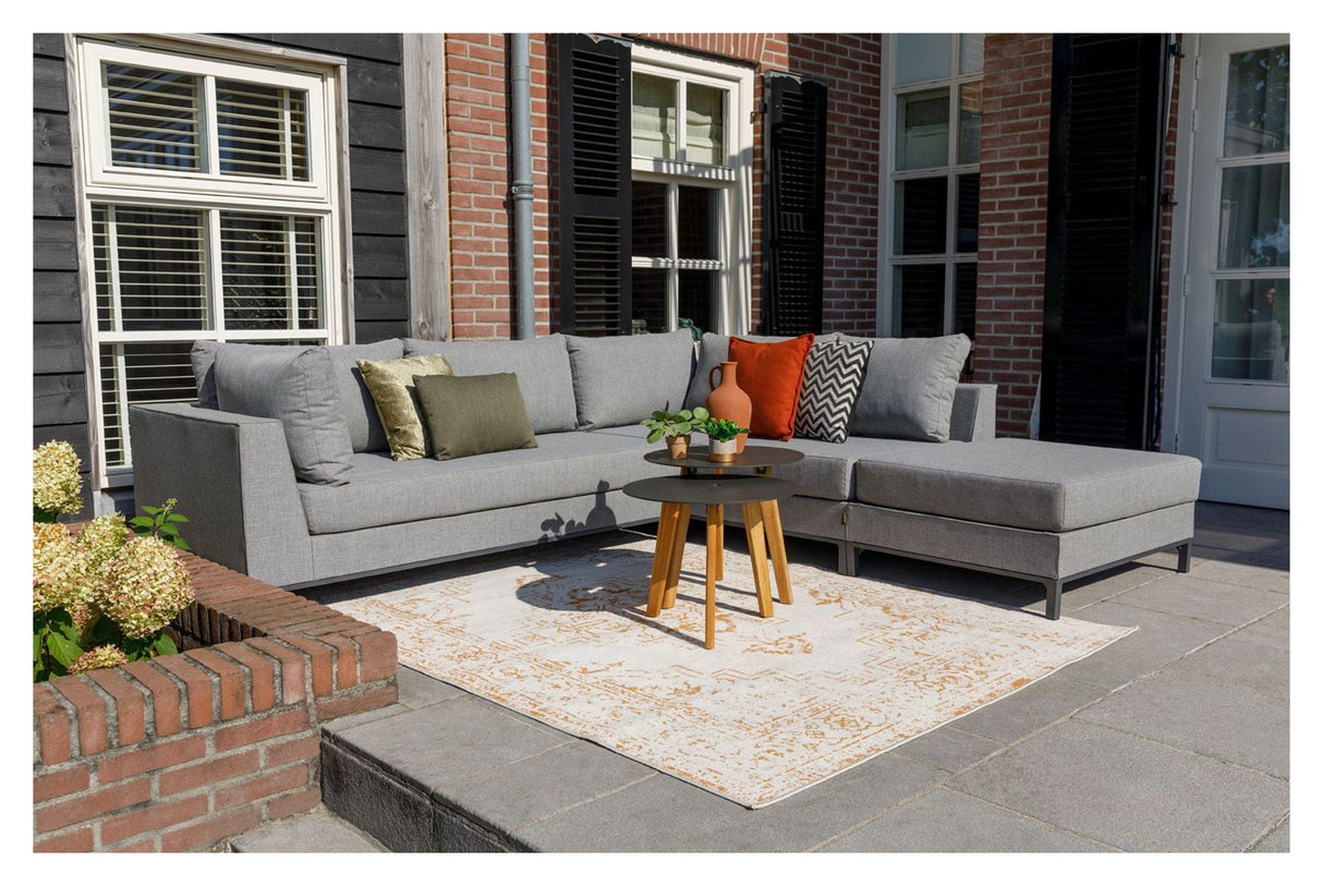 SICILI횏 Loungesofa h첩jrevendt, Gr책 - Unoliving.com